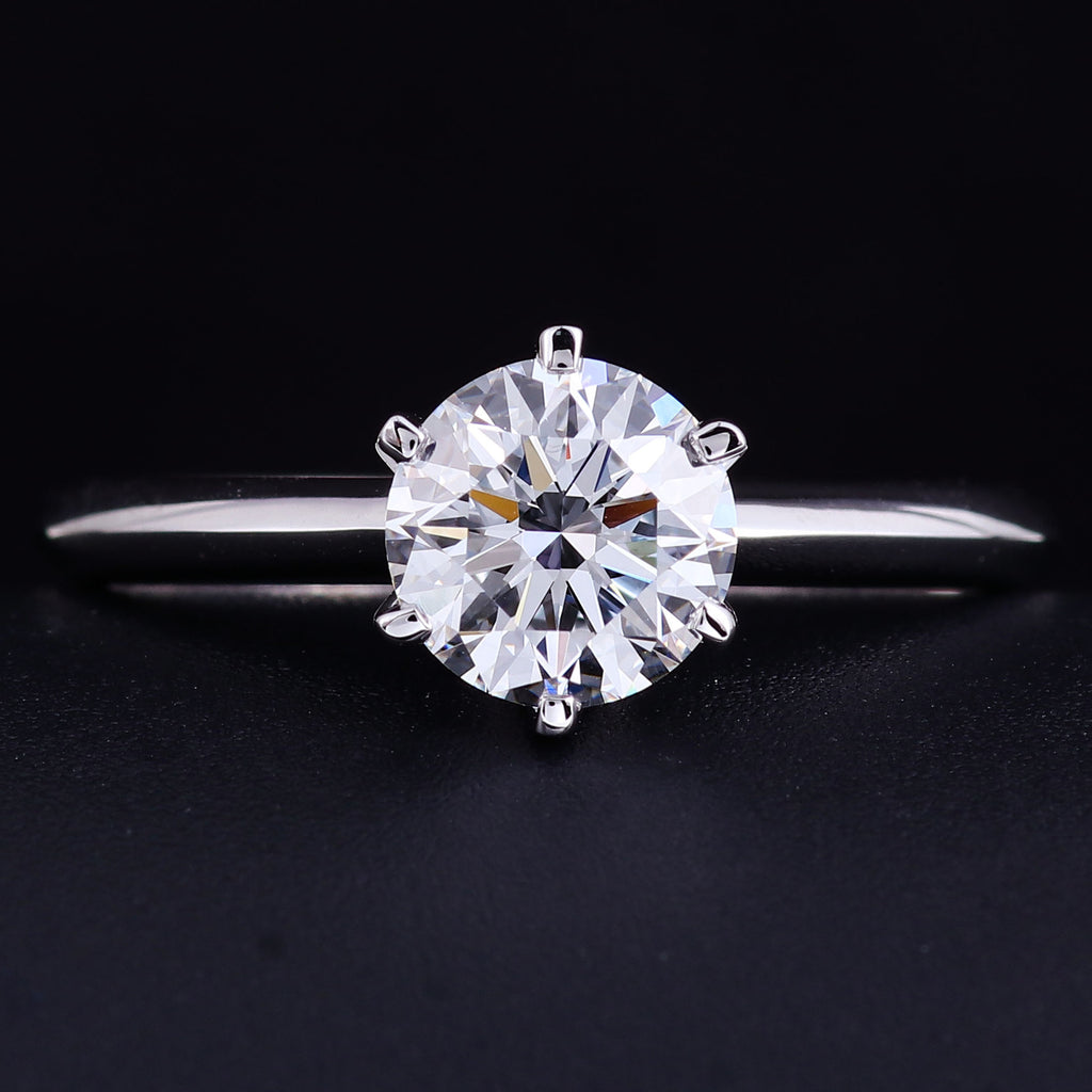 CULTURED DIAMOND RING, 18K GOLD DIAMOND ENGAGEMENT RINGS
