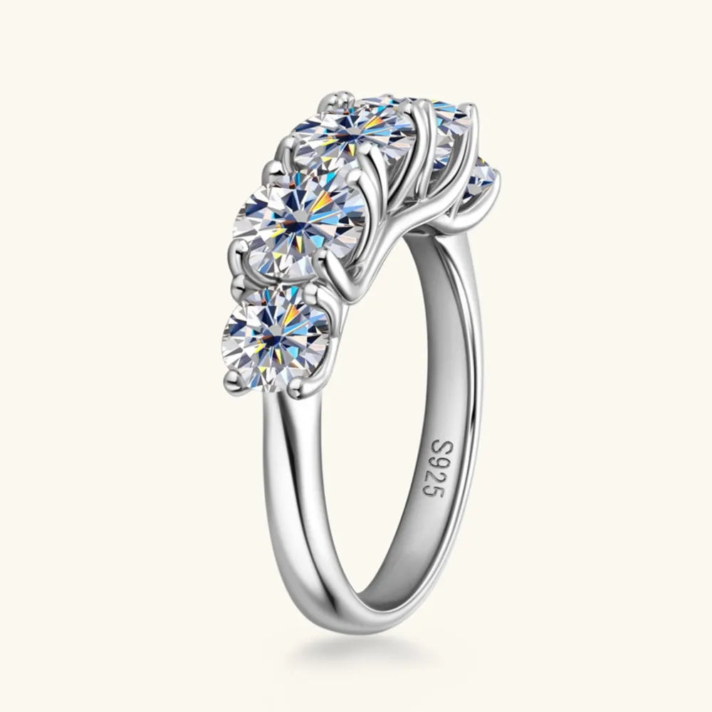 3.6 CARAT MOISSANITE 925 STERLING SILVER RING