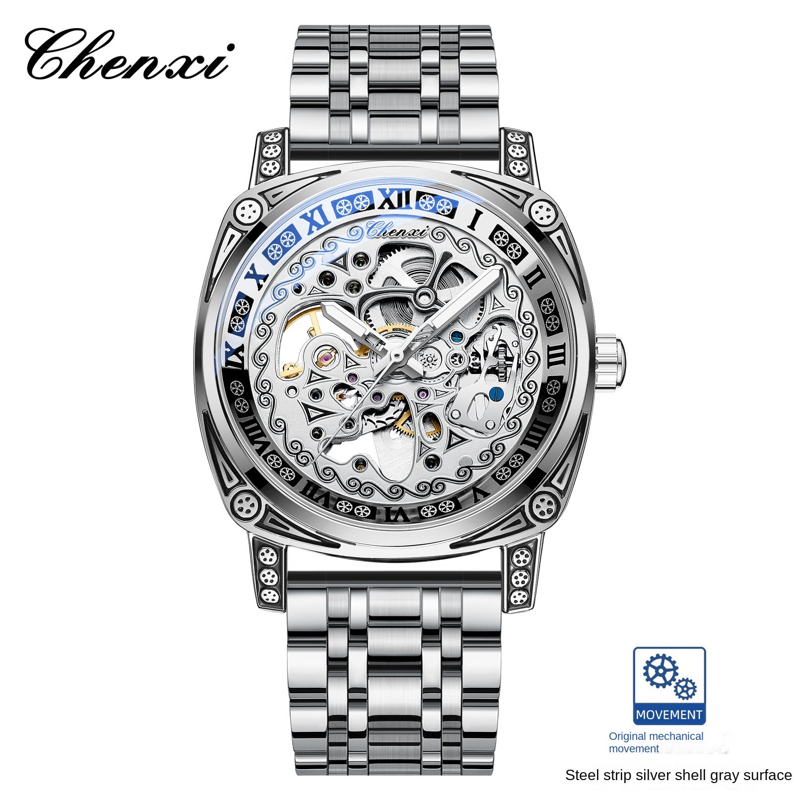 VINTAGE ENGRAVED MENS STYLE FASHION WATCHES