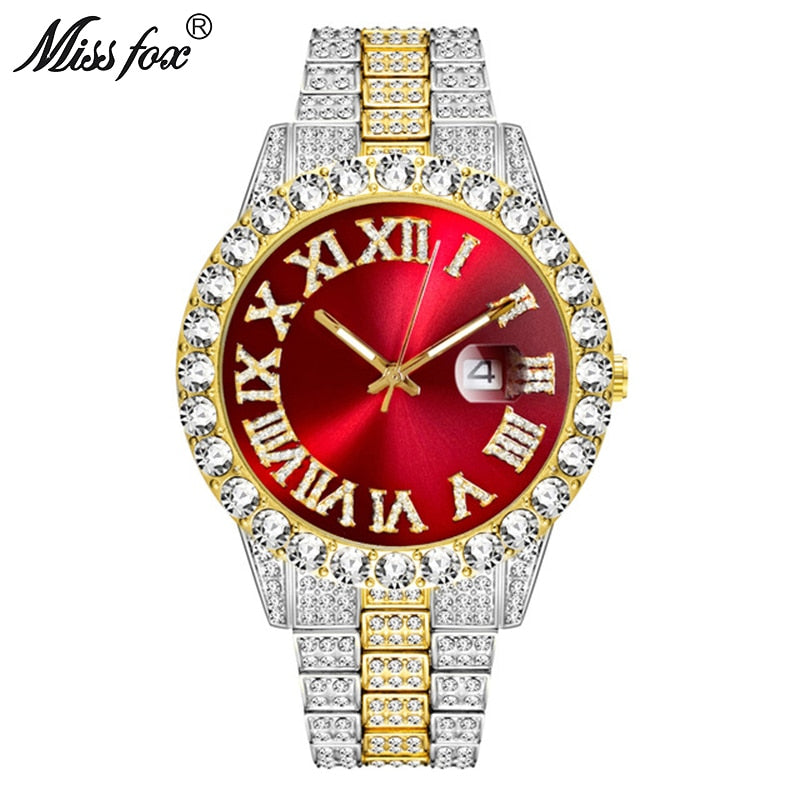 MISSFOX LUXURY 18K GOLD WATCH
