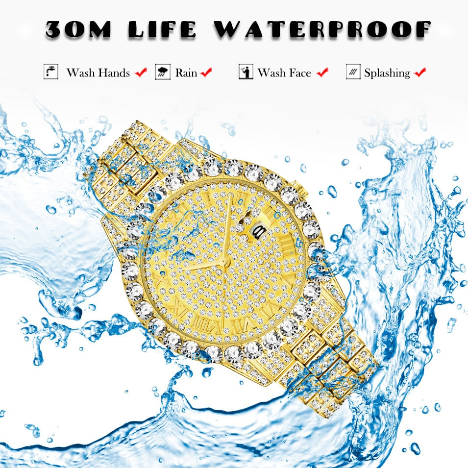 MISSFOX LUXURY 18K GOLD WATCH