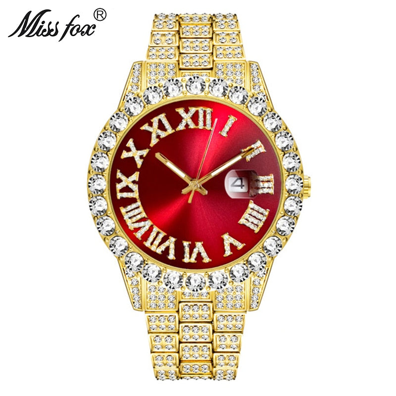MISSFOX LUXURY 18K GOLD WATCH