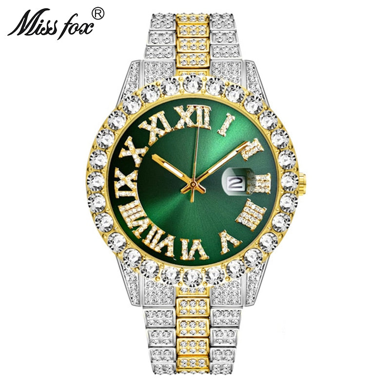 MISSFOX LUXURY 18K GOLD WATCH