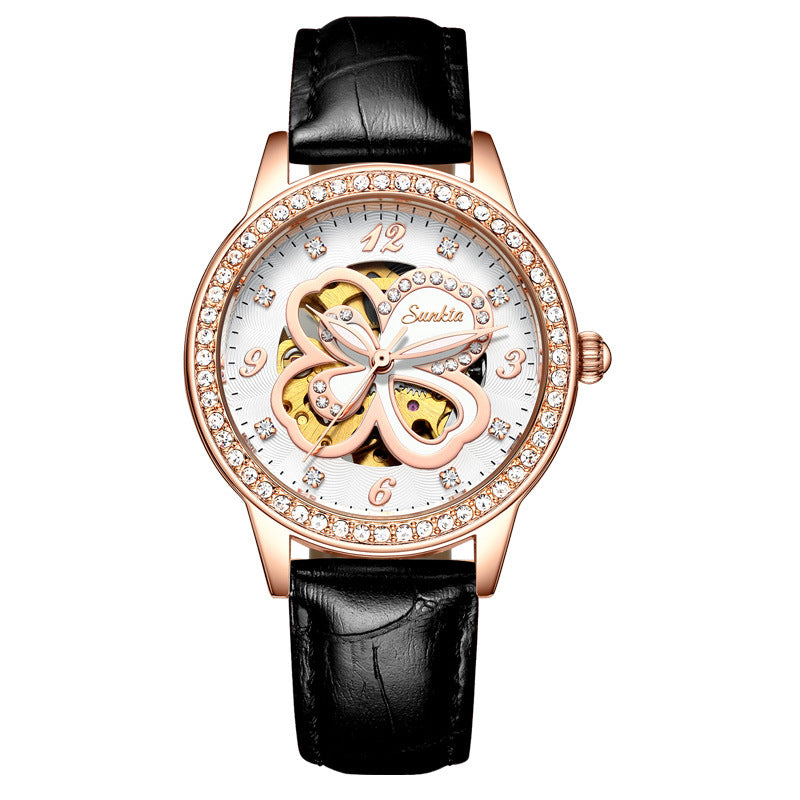 SUNKTA FASHION ROSE GOLD WOMEN'S WATCH