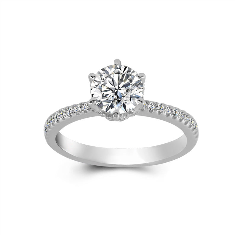 CULTURED DIAMOND RING, 18K GOLD DIAMOND ENGAGEMENT RINGS