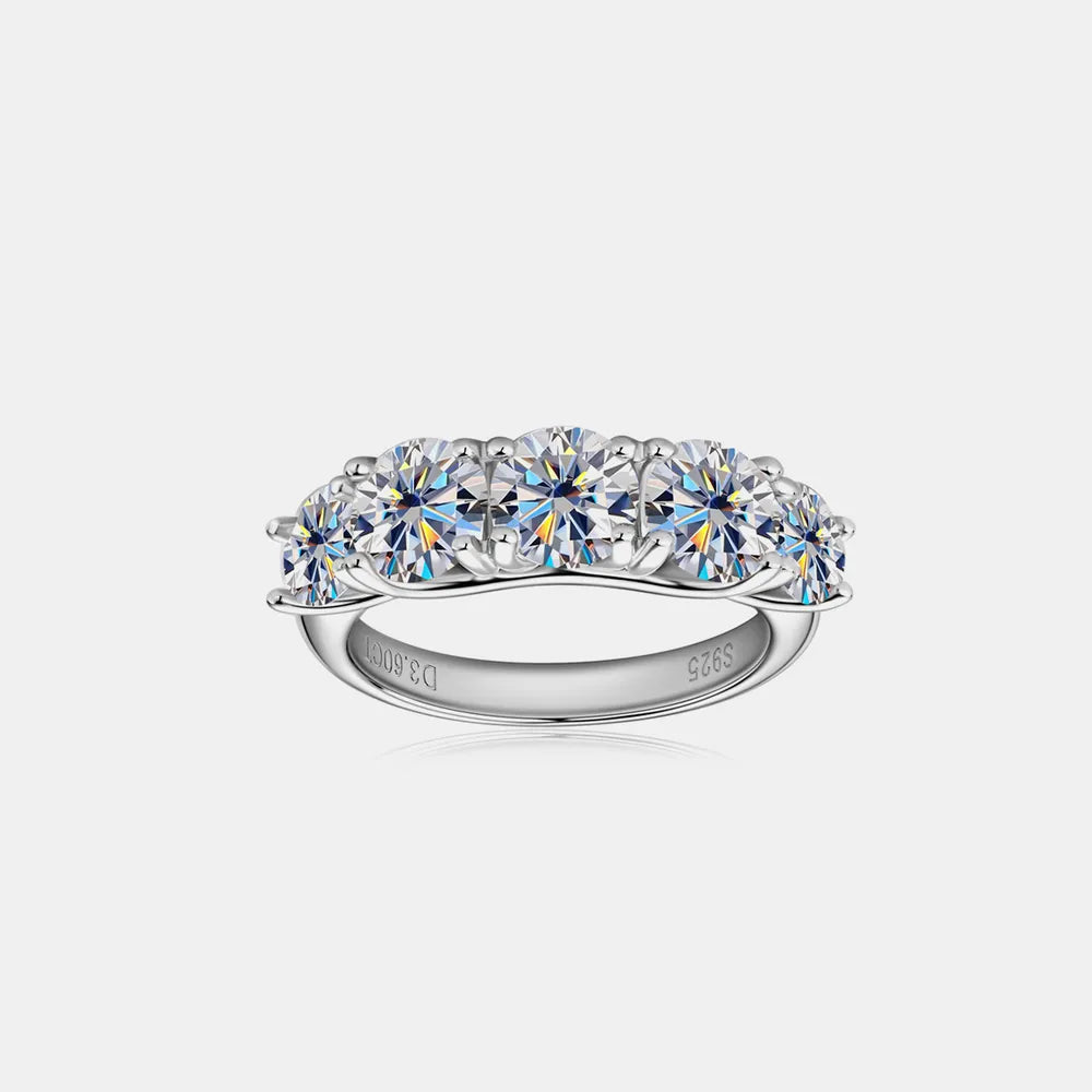 3.6 CARAT MOISSANITE 925 STERLING SILVER RING