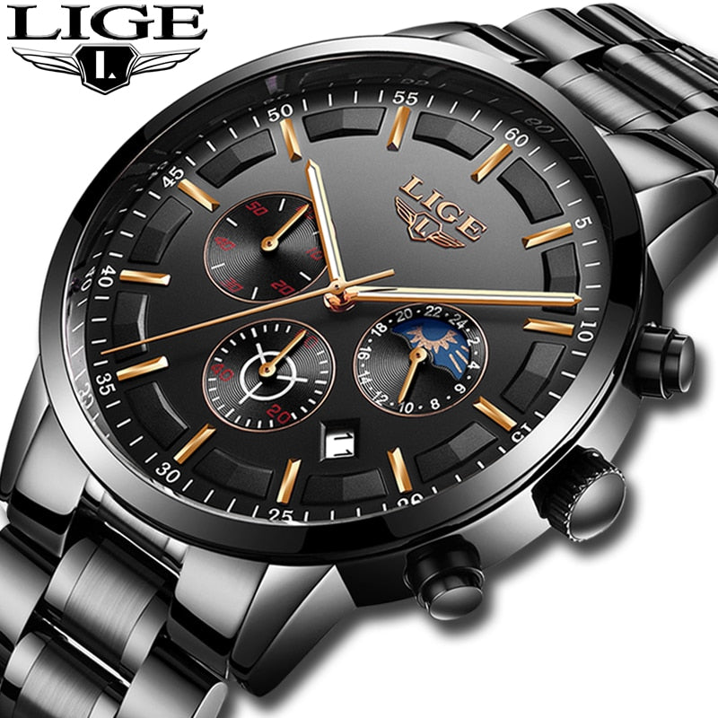 LIGE LUXURY SPORT WATCHES MEN/WOMEN