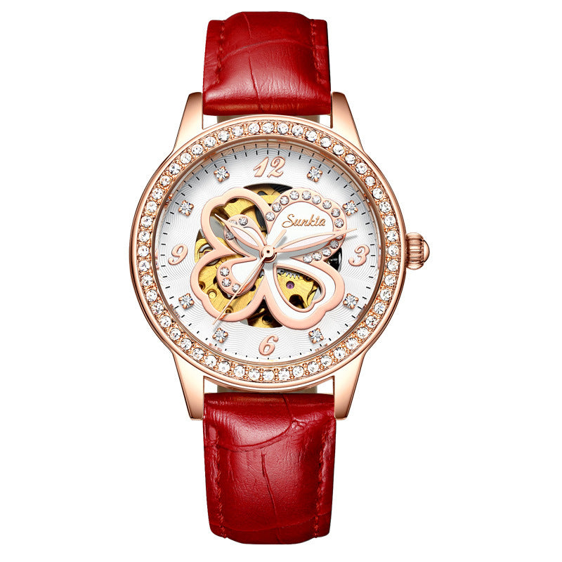 SUNKTA FASHION ROSE GOLD WOMEN'S WATCH