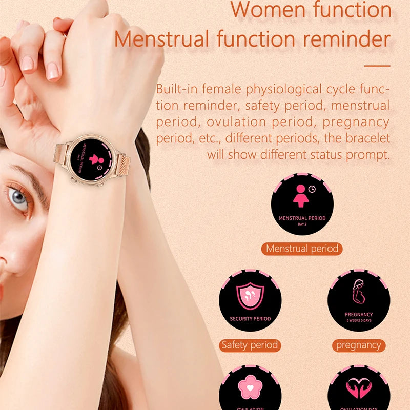 WOMEN PHYSIOLOGICAL CYCLE REMINDER SMART WATCH