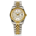 NEW HOLUNS GOLD & DIAMOND CLOCK WATCH MEN